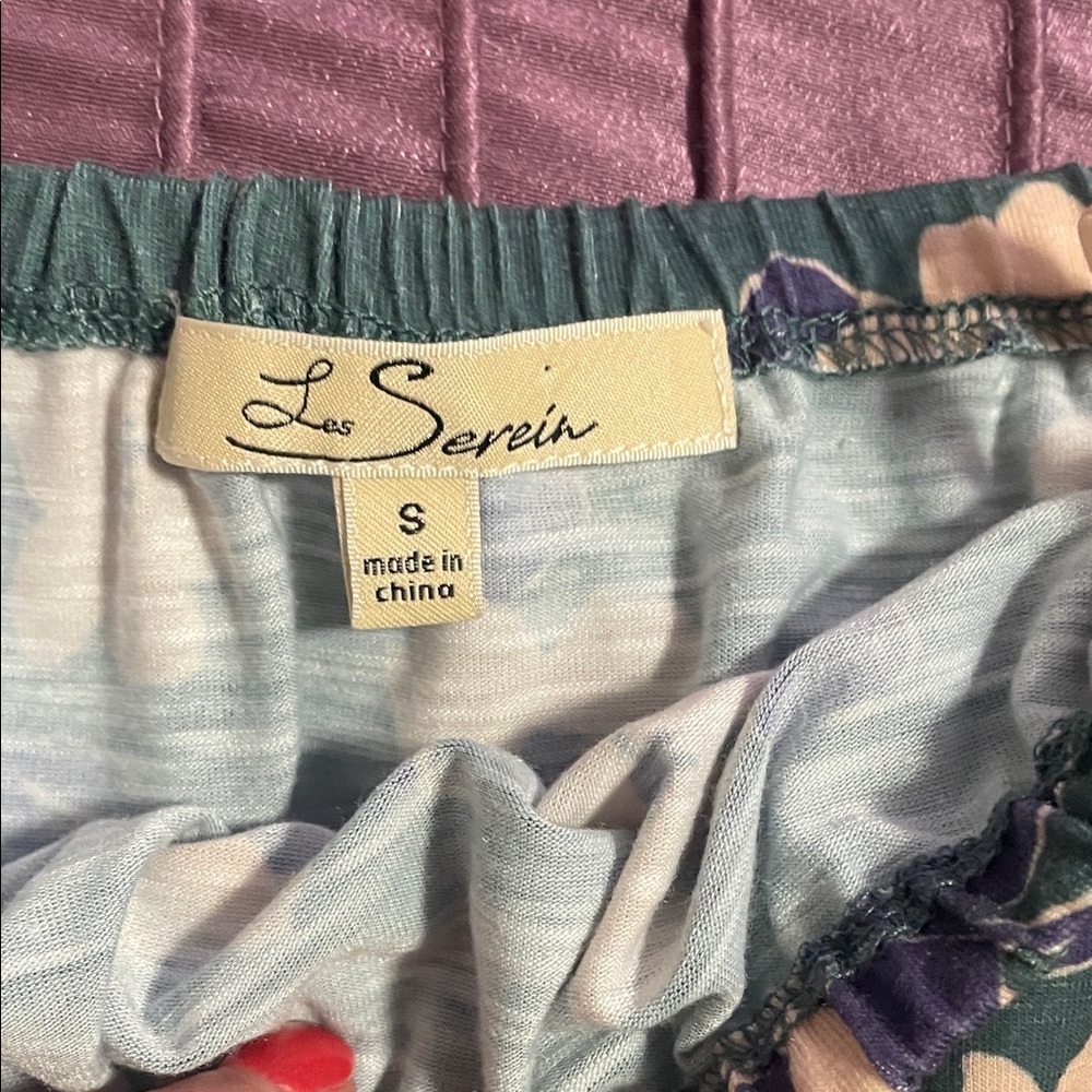 Floral Green Tube Top - Picture 3 of 4